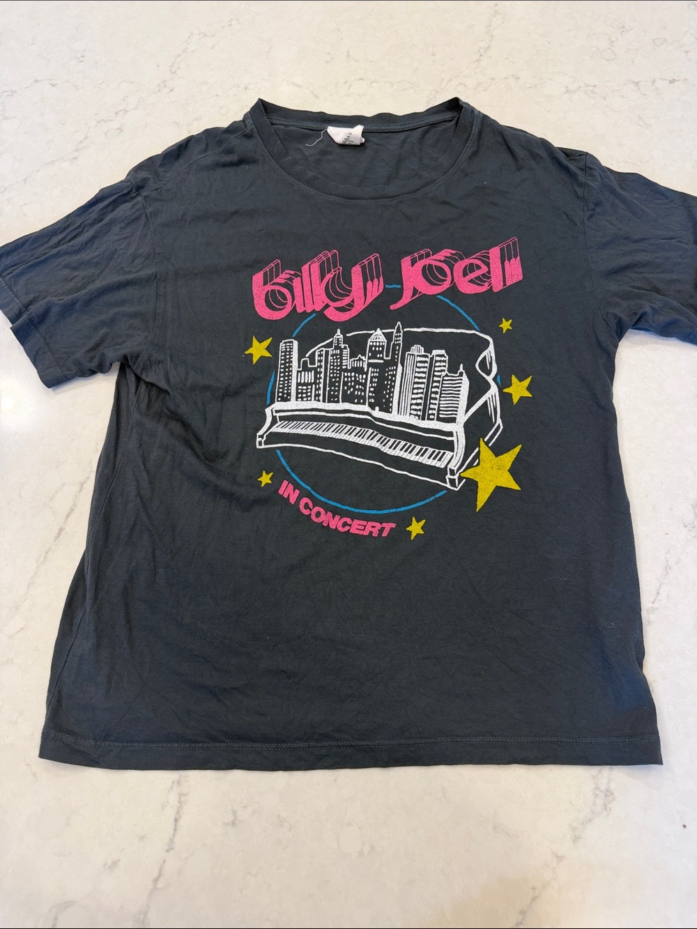 Letluv Billy Joel Concert Graphic Tee Size XS
